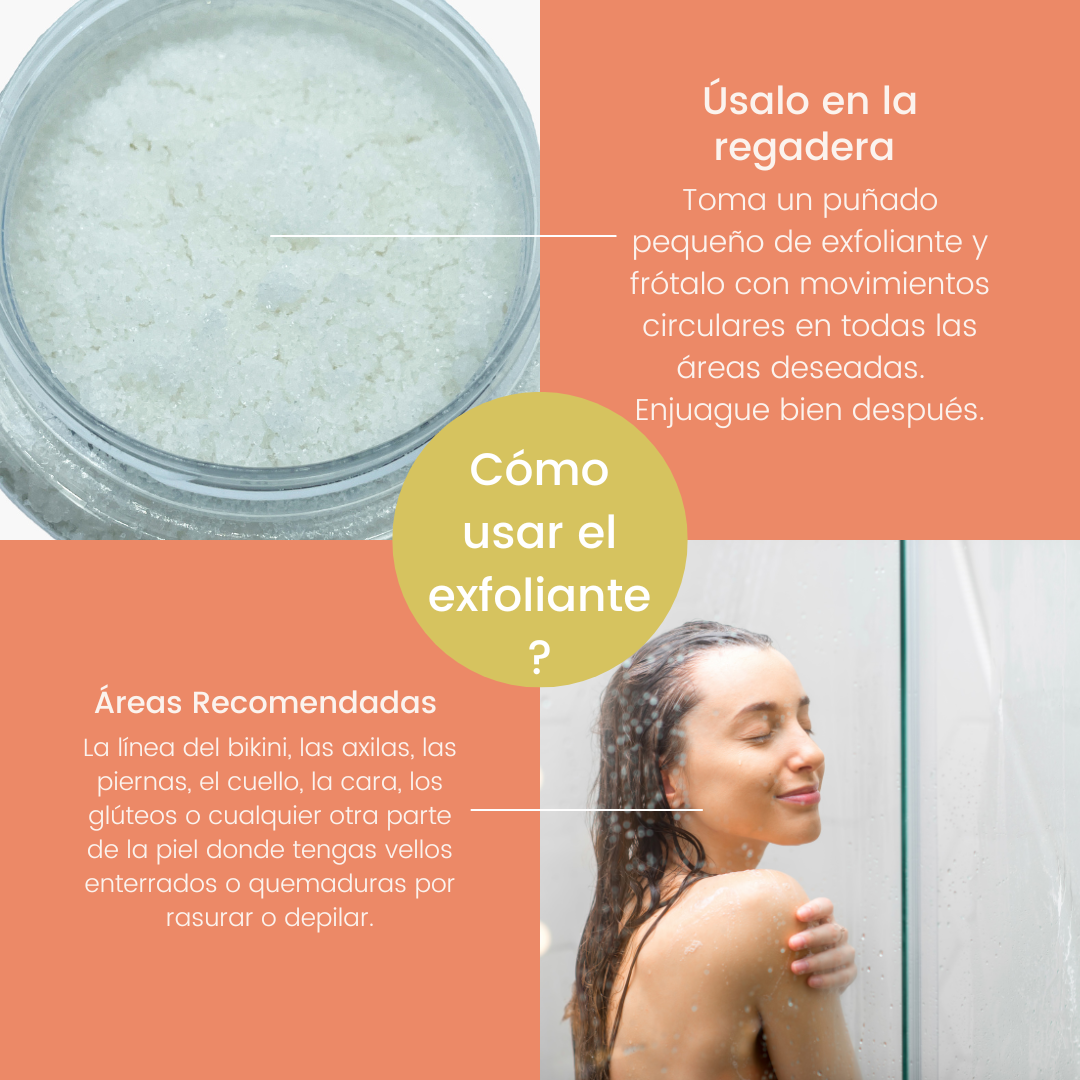 Exfoliante Serenus para tratamiento de vellos enterrados e irritacion de la piel