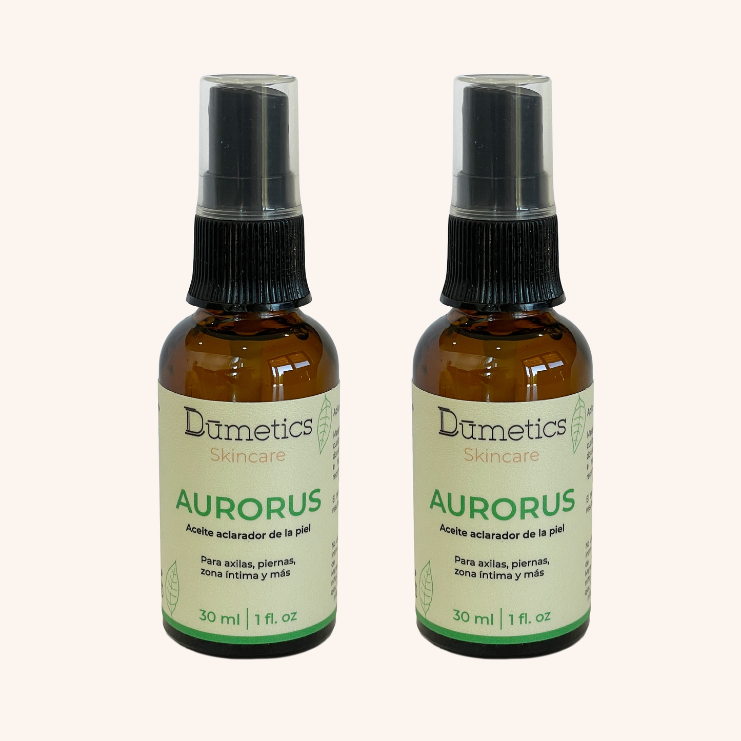 Kit de 2 Aceite Aurorus - Aclarante Natural para la piel